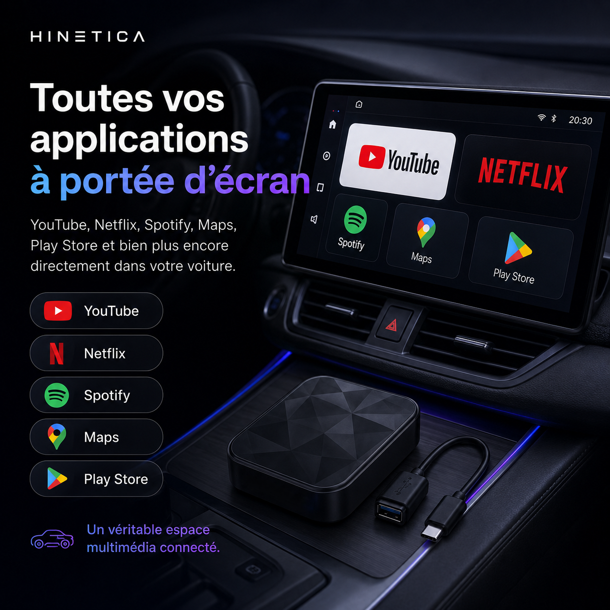 Box Multimédia Auto